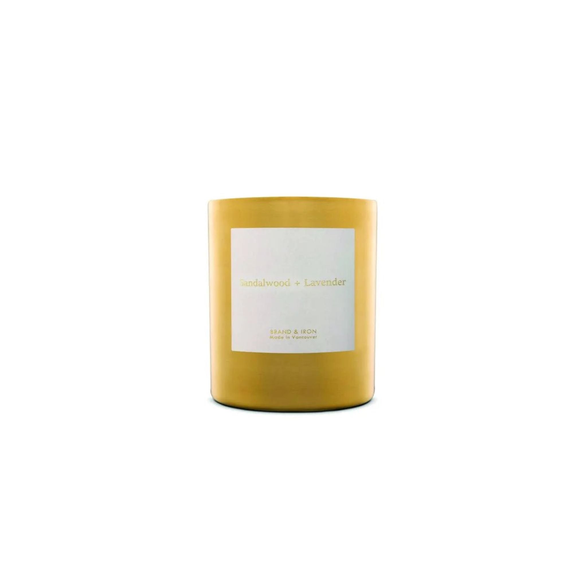Bougie parfumée Santal & Lavande /  Sandalwood & Lavender de Brand & Iron