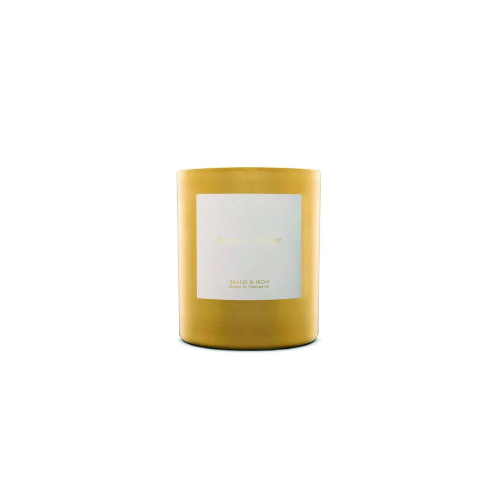 Bougie parfumée Spruce & Amber de Brand & Iron - Atelier Balsam