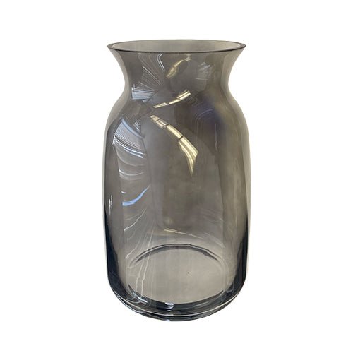 Vase à fleurs en verre fumée - Atelier Balsam