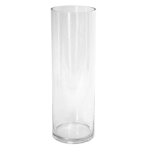 Vase cylindrique en verre clair - Atelier Balsam